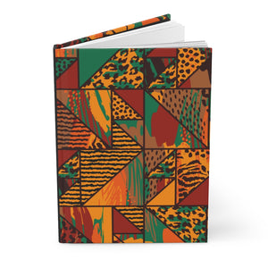 African-Print Hardcover Journal
