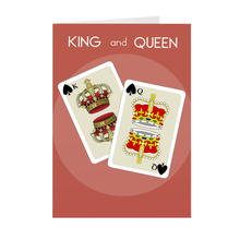 Load image into Gallery viewer, Crown Cards - King and Queen Unstoppable - Card