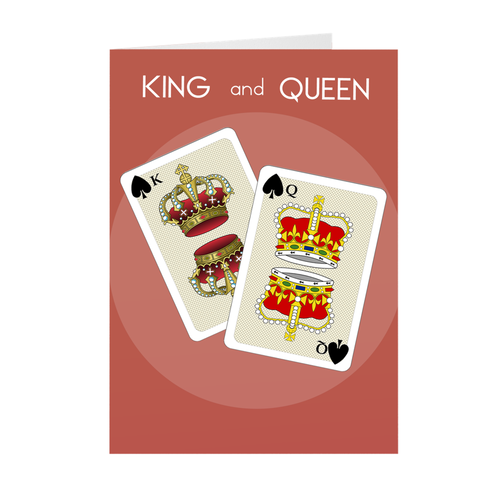 Crown Cards - King and Queen Unstoppable - Card
