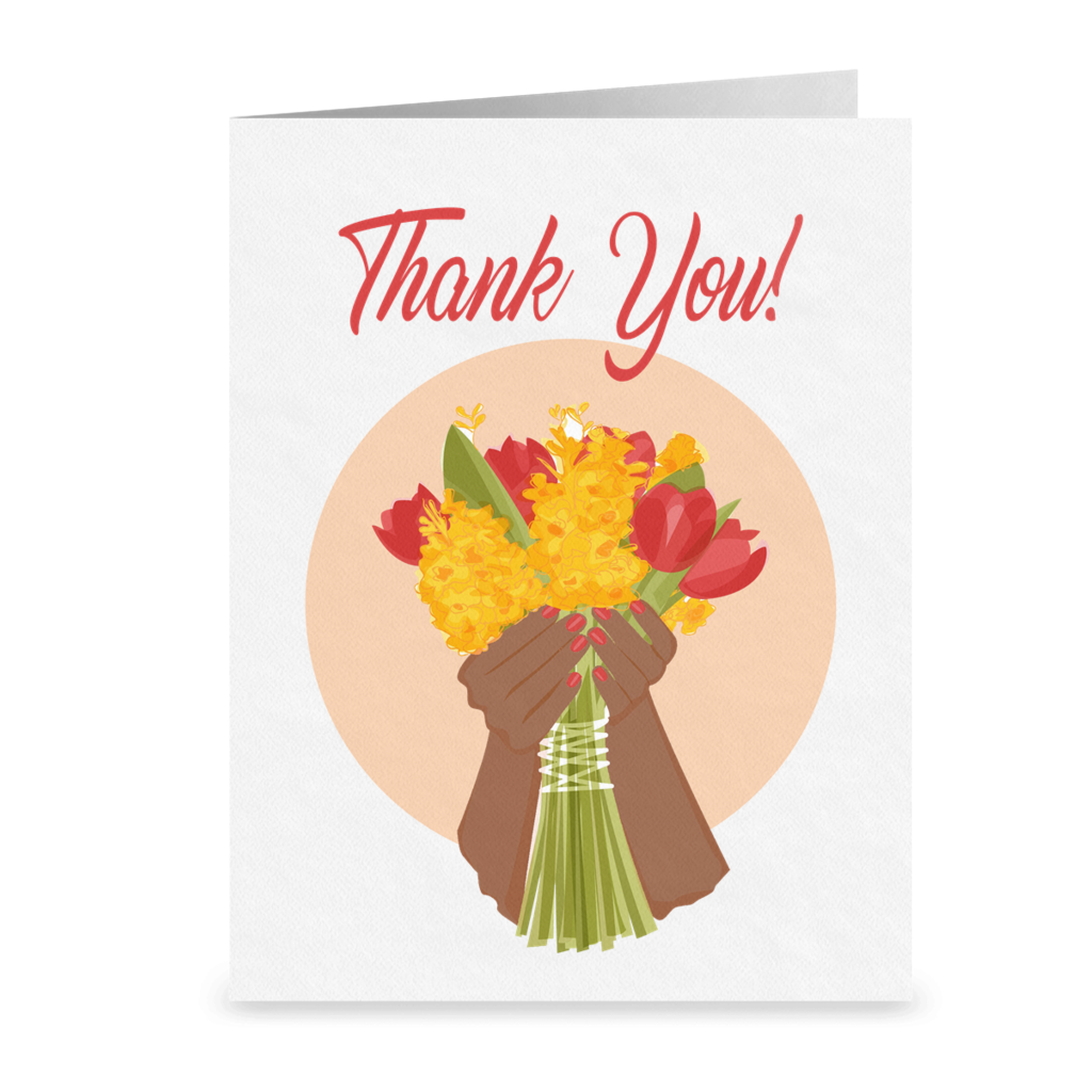 Handful of Flowers -Thank You Cards