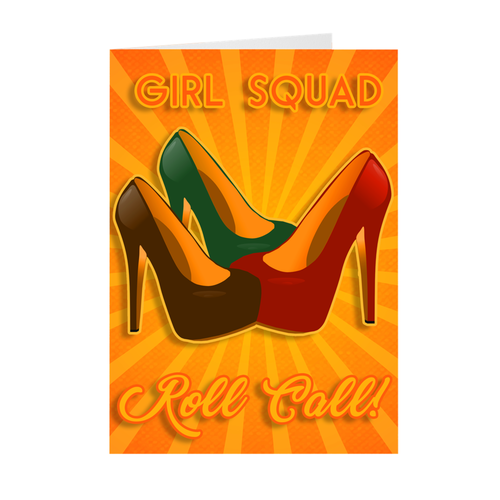 Girl Squad - High Heels - Greeting Card