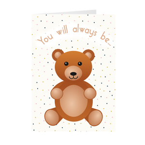 Teddy Bear - My Cuddle Bear - Greeting Card