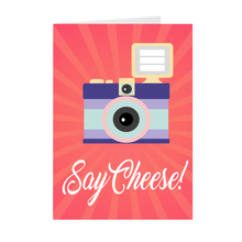 Load image into Gallery viewer, Camera - Say Cheese - Motivational Card