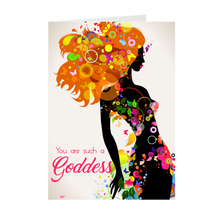 Load image into Gallery viewer, You Are Such A Goddess - African American Woman - Birthday Card