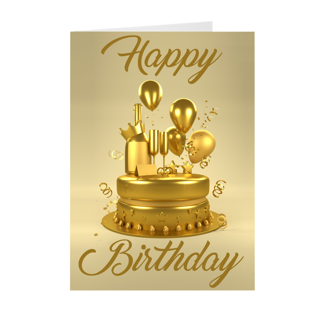 You Are Solid Gold - Happy Birthday Greeting Card