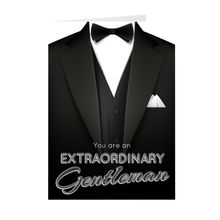 Load image into Gallery viewer, Extraordinary Gentleman - Father&#39;s Day - Blank Greeting Card