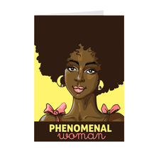 Load image into Gallery viewer, Phenomenal Woman - African American Woman - Mother&#39;s Day Greeting Card