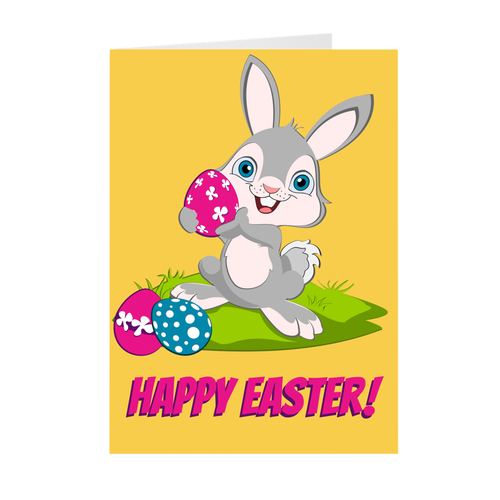 Egg-Xtra Special Day - Easter Bunny - Easter Greeting Card