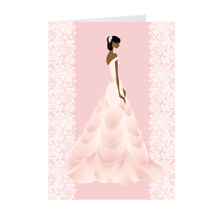 Load image into Gallery viewer, African-American Bride - Wedding Greeting Cards