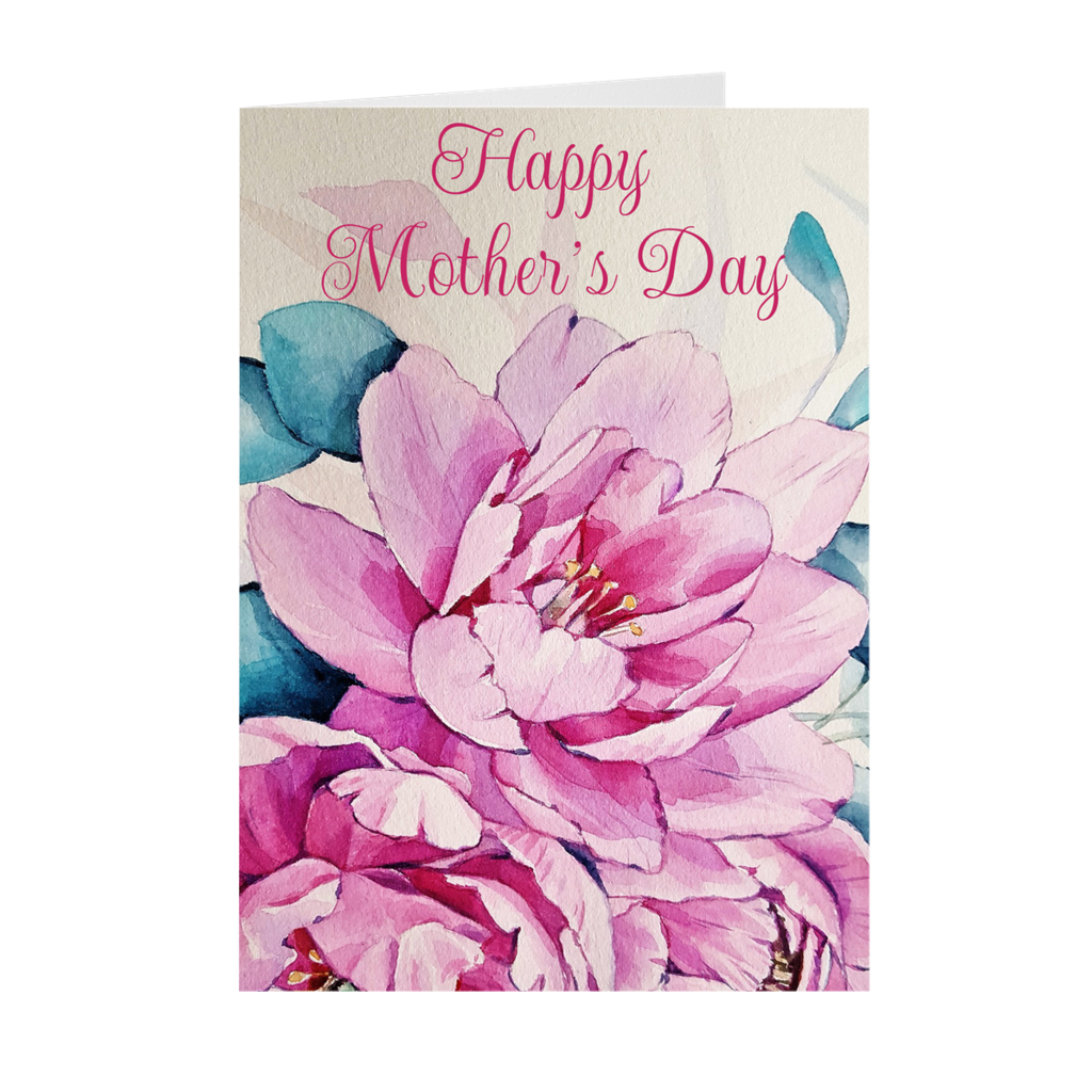 Flowers - Happy Mother's Day - Mother's Day Greeting Card