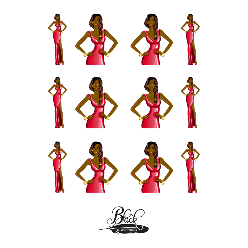 red dress stickers Red Dress Shaped Heart Awareness Stickers (250 Stickers) by The Awareness Company
