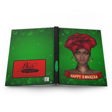 Load image into Gallery viewer, Happy Kwanzaa Glow - Hardcover Journal