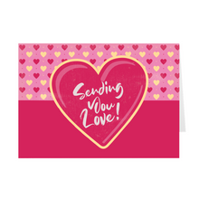 Load image into Gallery viewer, Sending You Love - Heart - Valentine&#39;s Day Greeting Card