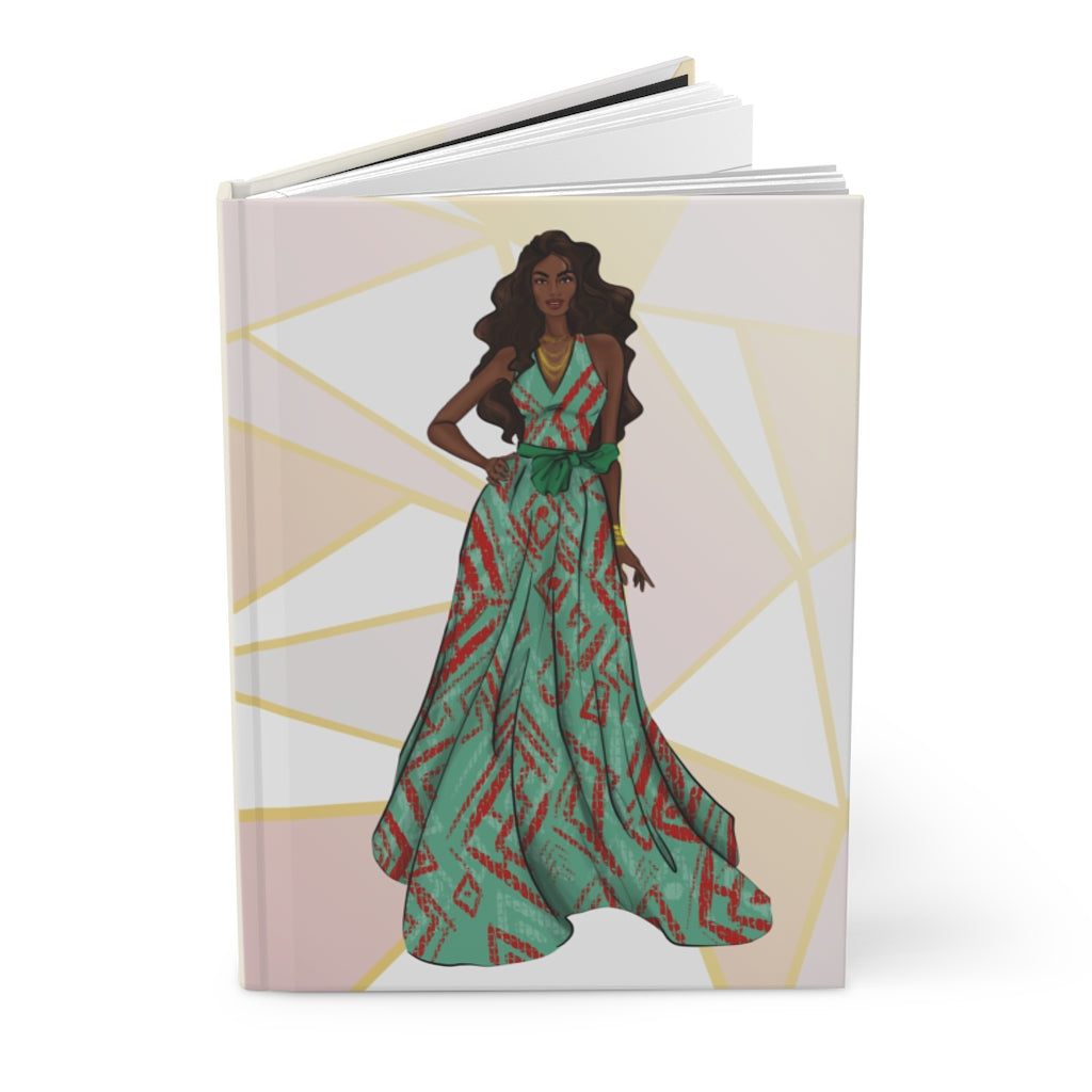 African American Fashionista - Hardcover Journal