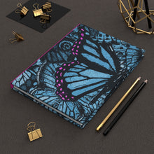 Load image into Gallery viewer, Butterfly Wings - Pink &amp; Blue - Hardcover Journal