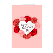 Load image into Gallery viewer, Heart Full of Roses - Valentine&#39;s Day Greeting Cards