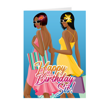 Load image into Gallery viewer, Sisters - African American Birthday Greeting Cards