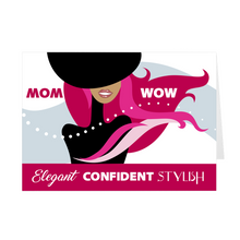 Load image into Gallery viewer, Red Elegant Confident Stylish - African American Woman - Mother&#39;s Day Card