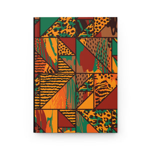 African Print - Hardcover Journal