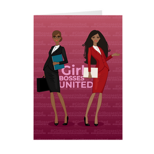 Girl Bosses United African American Greeting Cards