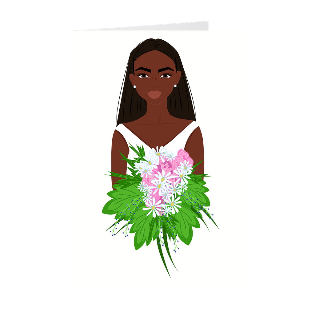 African American Bride - African American Wedding Cards