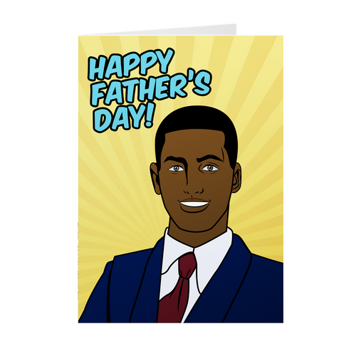 Keep Shining - Bright Smile - African American Father's Day Card Shop