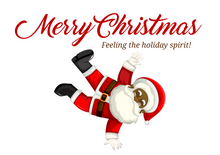 Load image into Gallery viewer, Breakdancing Santa Claus Christmas Greeting Card