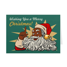 Load image into Gallery viewer, Positive Energy Black Santa Claus - African American Card Shop