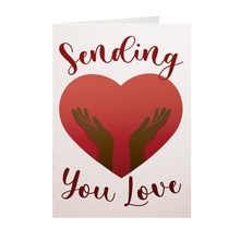 Load image into Gallery viewer, Sending You Love - African American Sympathy Cards