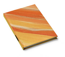 Load image into Gallery viewer, Splash of Genius - Orange, Gold &amp; White - Hardcover Journal