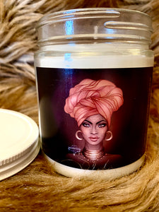 African American Woman - She Naturally Glows -  Scented Candles