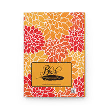 Load image into Gallery viewer, Floral Dreams - Red Orange Gold - Hardcover Journal