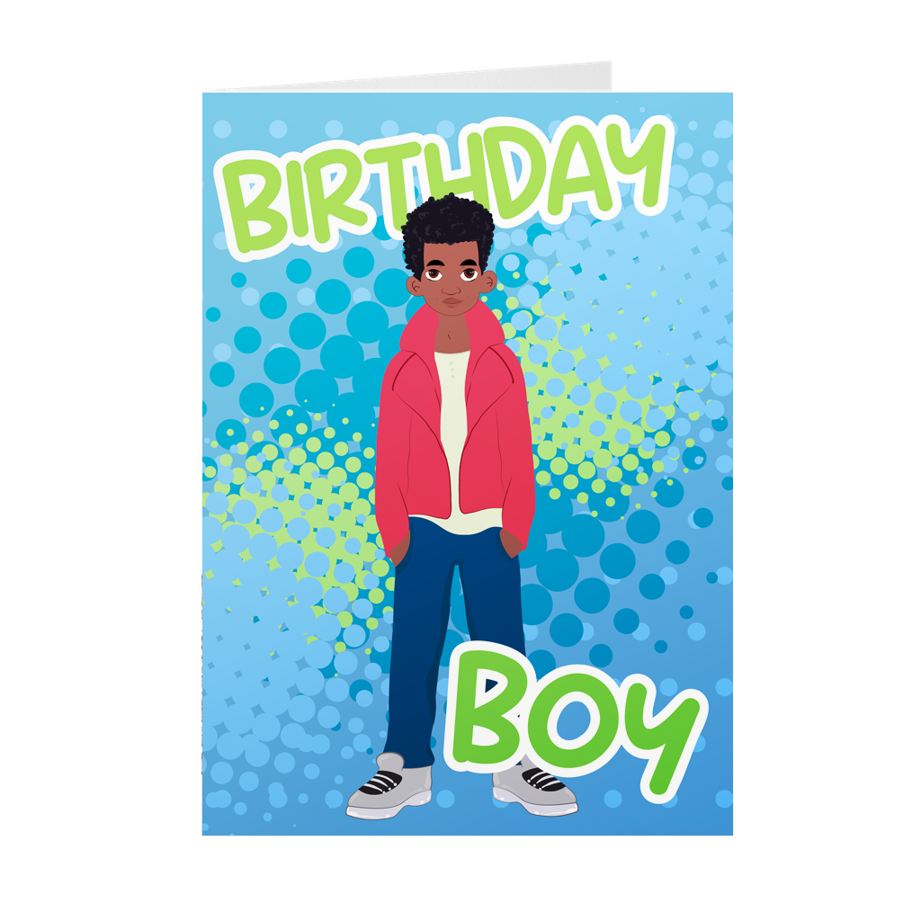 Cool Birthday Boy - African American Birthday Cards