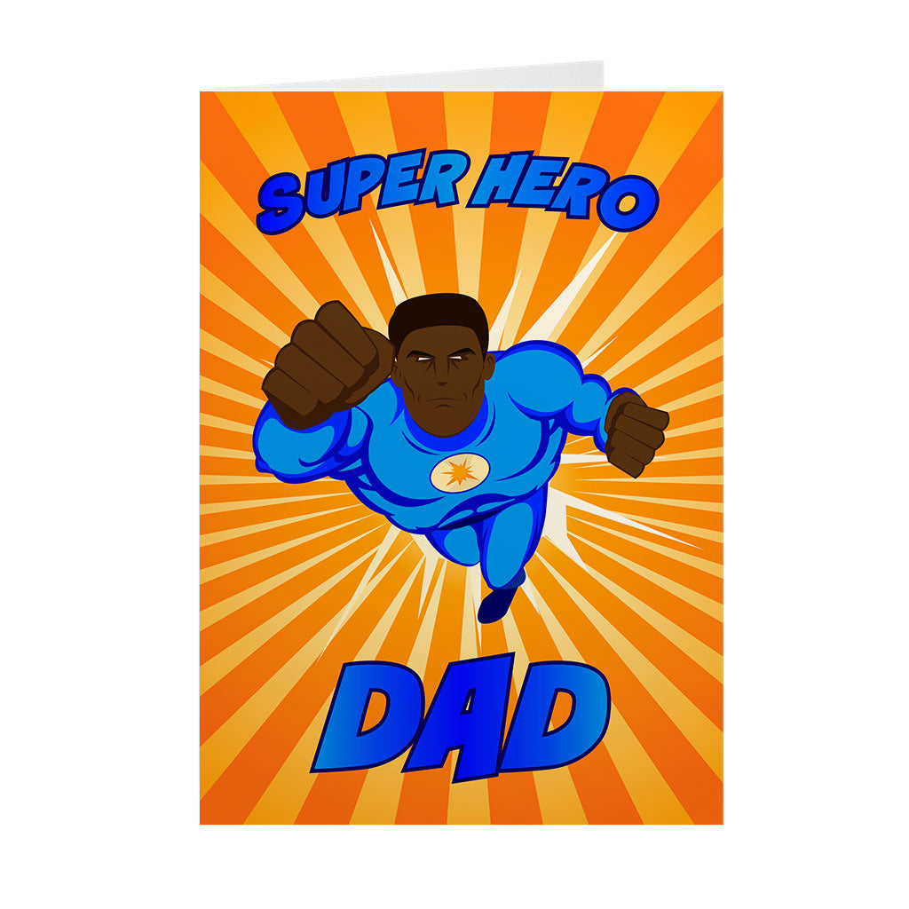 Super Hero DAD - Taking Flight - African American Father's Day