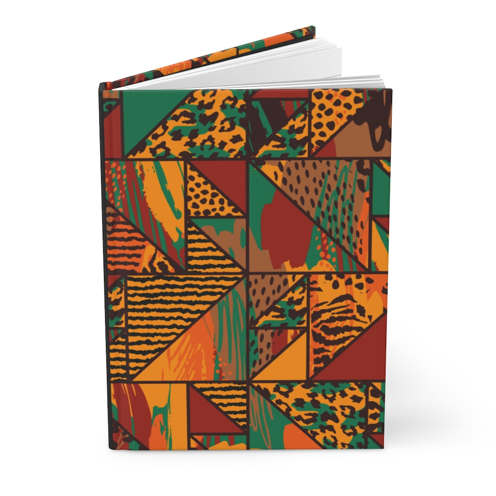 African Print - Hardcover Journal