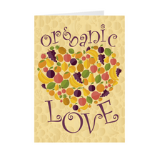 Load image into Gallery viewer, Fruit &amp; Veggies - Organic Love Valentine&#39;s Day Greeting Card