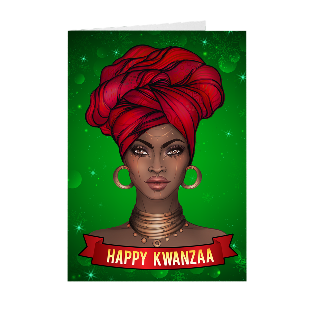 Happy Kwanzaa PopArt Wrapping Paper