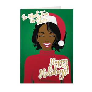 Pure Enthusiasm - Happy Holidays - African American Christmas Cards