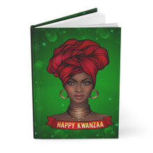 Load image into Gallery viewer, Happy Kwanzaa Glow - Hardcover Journal