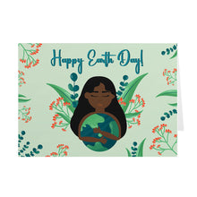 Load image into Gallery viewer, Floral Green Love - African American Earth Day Greeting Cards