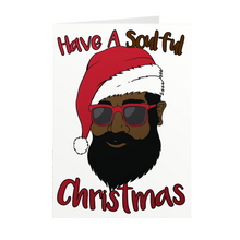 Load image into Gallery viewer, Have A Soulful Christmas - Black Holiday Greeting Cards